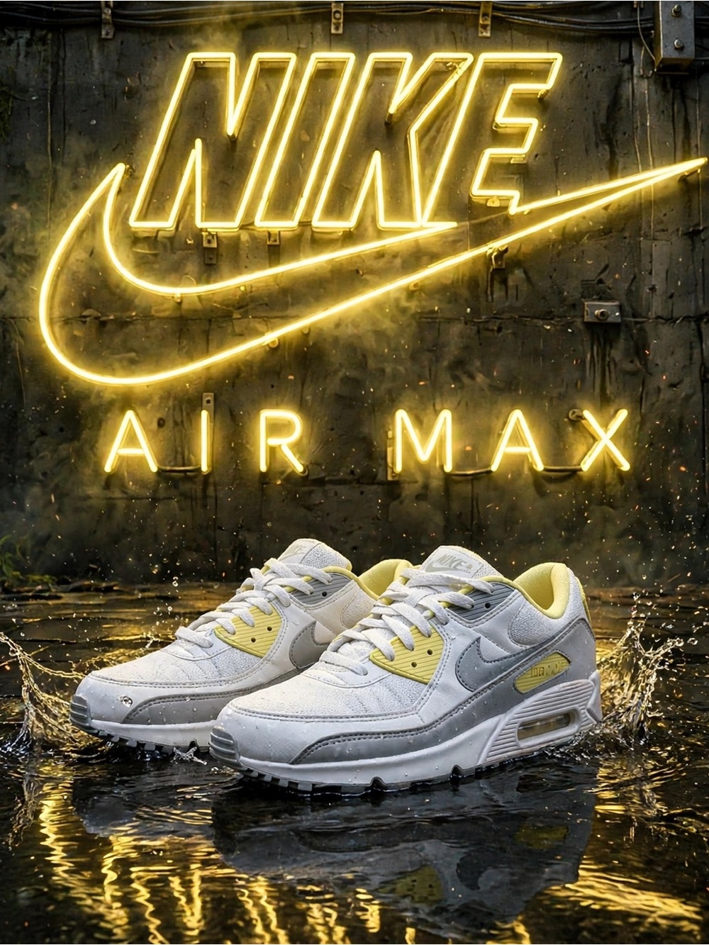 Nike Air Max 90 Golf 'White Metallic Platinum' (2020)